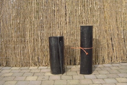 Twee rollen rhizoombegrenzer.
