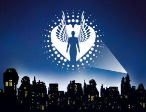 Stadsverlichting bij Randijk.